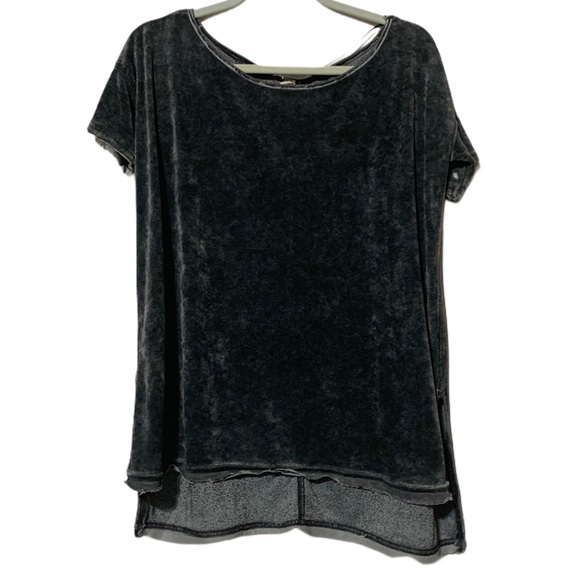 Free People Tops - Free People We the Free Doran Velvet Shirt